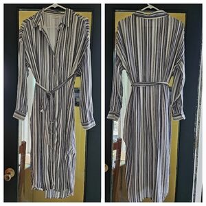 Gentle Fawn Celine shirt dress with pockets L